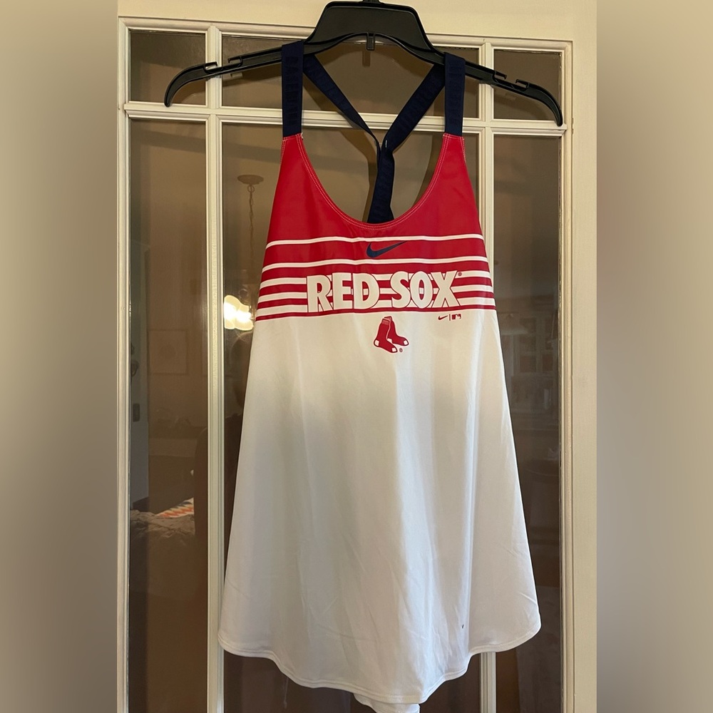Nike MLB Red Sox Rising Stripe Elastika Performance Tank Top
